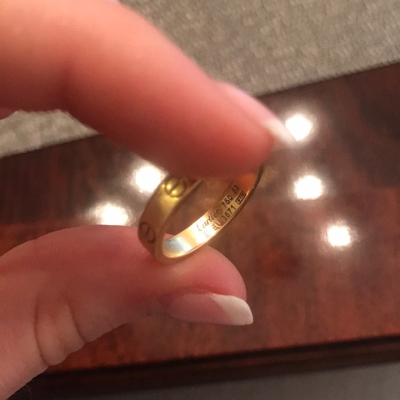 size 7 cartier ring
